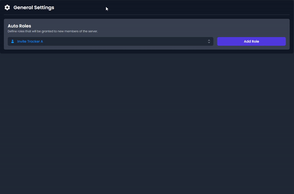 Auto Roles Configuration