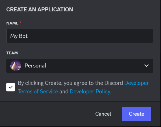 Create Application