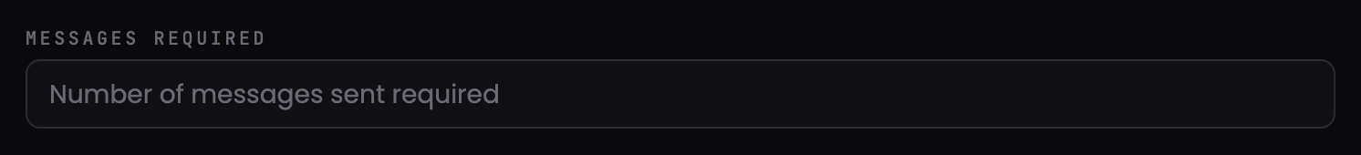 Required Messages